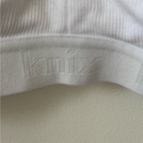Knix White Ribbed Modal Bralette - Picture 4 of 8